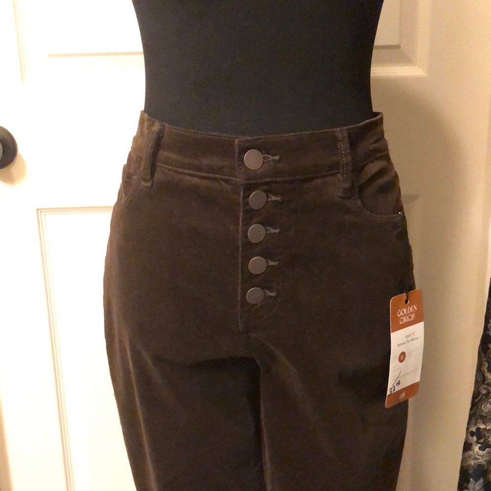 Cabi button fly skinny cord